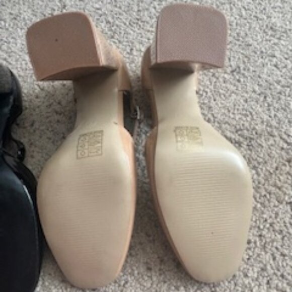 Black and Tan Patent Hesster Mary Jane Pumps Bundle 7 WIDE - Picture 7 of 8